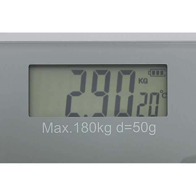 P&egrave;se personne num&eacute;rique gris &eacute;cran LCD 180 kg