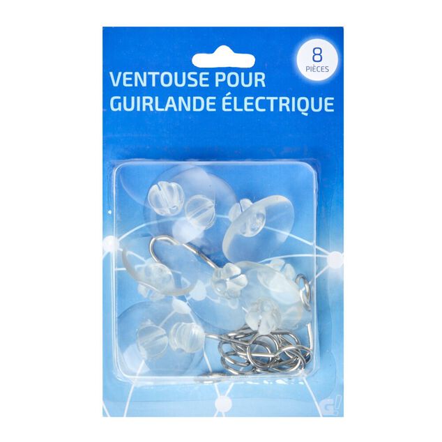 Accessoire de fixation d&eacute;co de No&euml;l x8