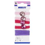 Élastique en mousse déco diamant x6