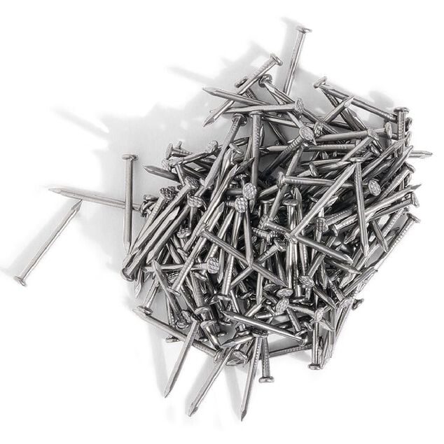 50g pointes t&ecirc;te homme acier brut - 1,5x25 mm