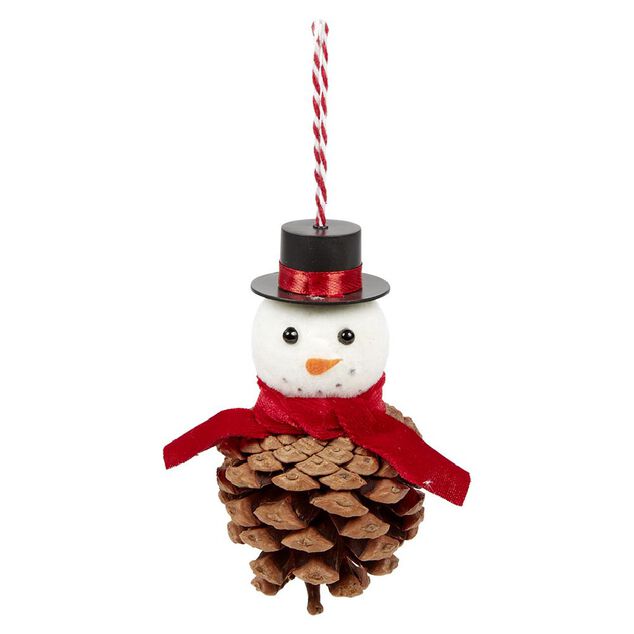 Suspension bonhomme de neige de No&euml;l