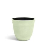 Cache pot grand mod&egrave;le effet stri&eacute; vert 30L &Oslash;40xH36cm