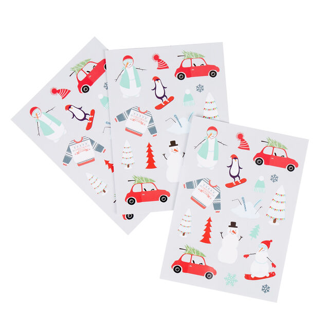 Set de table avec jeux en piste No&euml;l x10