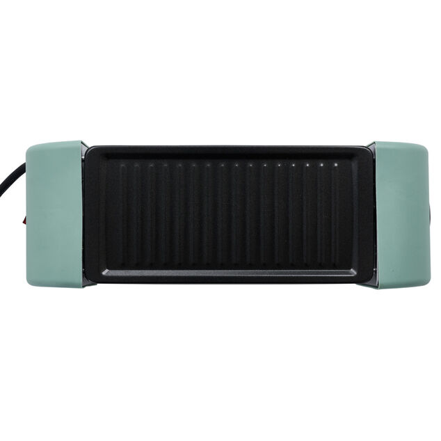 Machine à raclette Duo connectable verte 2 poêlons 450W