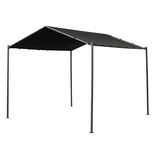 Tonnelle carport Bud Bud toit 2 pentes d&eacute;perlant UPF50+ 300x300xH260cm 9m&sup2;