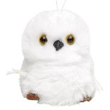 Chouette à suspendre effet peluche