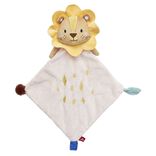 Doudou hochet lion beige