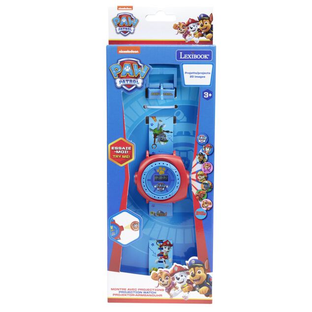 Montre enfant digitale Pat Patrouille avec projection 20 images plastique