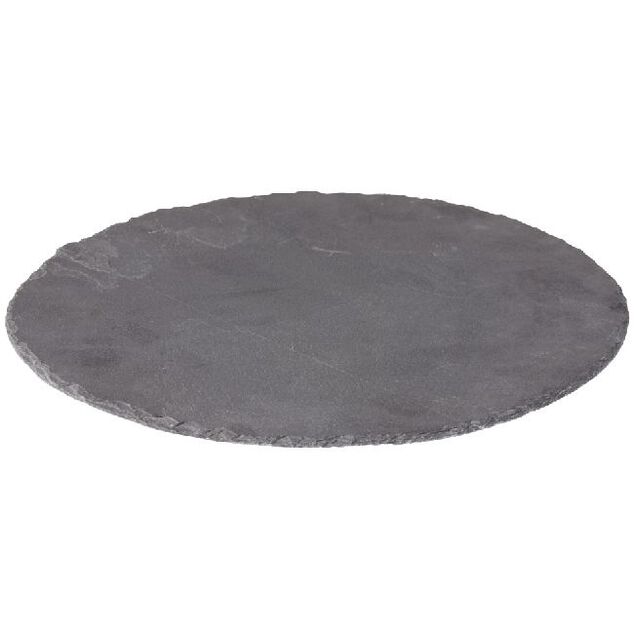Assiette plate ronde ardoise &Oslash;30cm