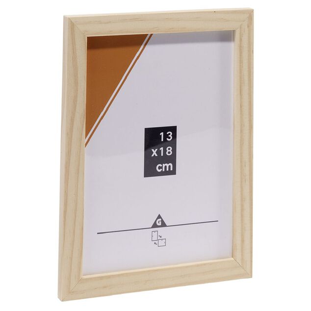Cadre photo bois 15x20cm pour photo 13x18cm