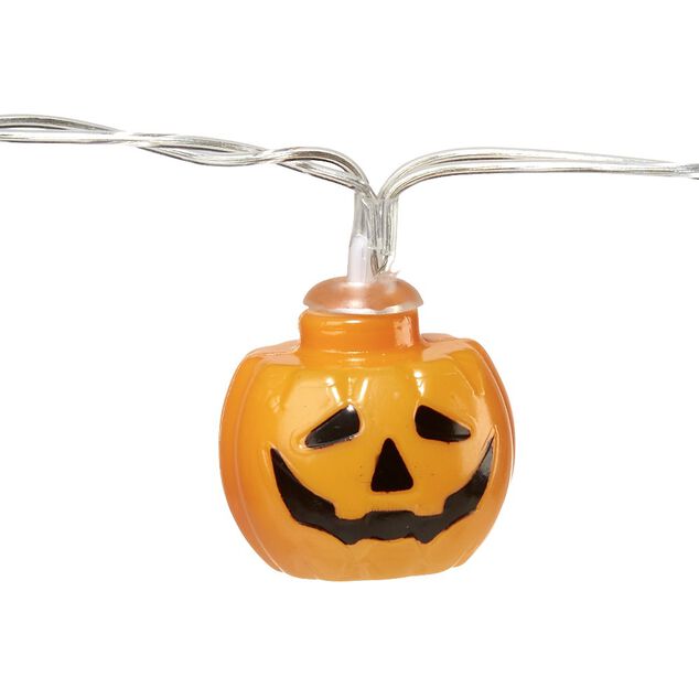 Guirlande lumineuse 12 led Halloween L165 cm (2 mod&egrave;les)