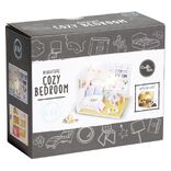 Maison miniature &agrave; assembler avec lumi&egrave;re LED - Chambre