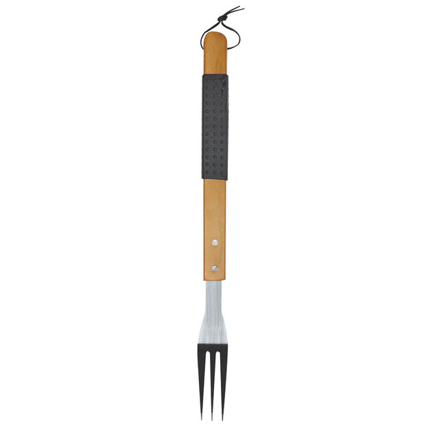 Ustensile barbecue x3 bois et m&eacute;tal