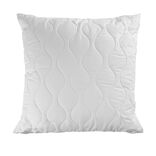 Oreiller carr&eacute; ferme matelass&eacute; blanc 60x60x&Eacute;p10cm