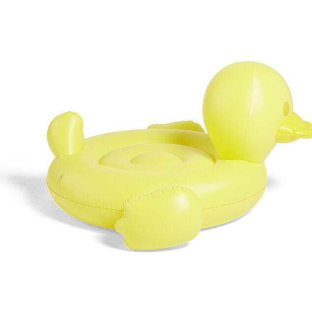 Canard gonflable &agrave; chevaucher jaune &Oslash;120cm