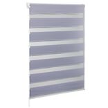 Store enrouleur avec ou sans per&ccedil;age jour nuit gris 55x160cm