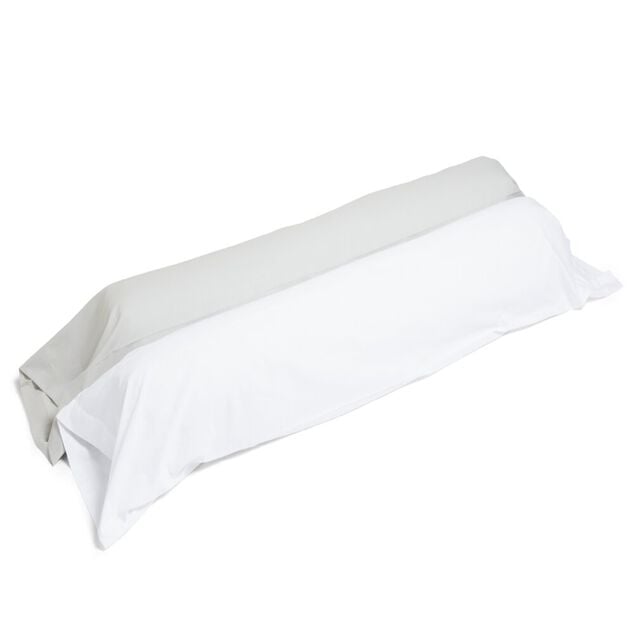 Taie de traversin 85x185cm polycoton gris