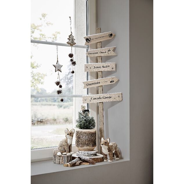 Pancarte No&euml;l &agrave; planter