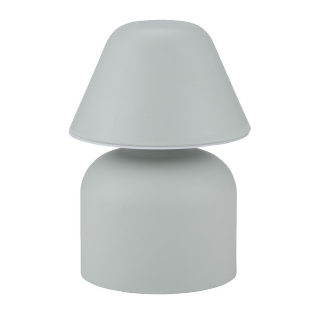Lampe de table &agrave; poser en plastique vert &Oslash;12xH17cm