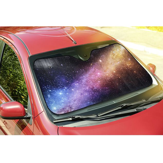 Pare soleil multicolore 140x70 cm