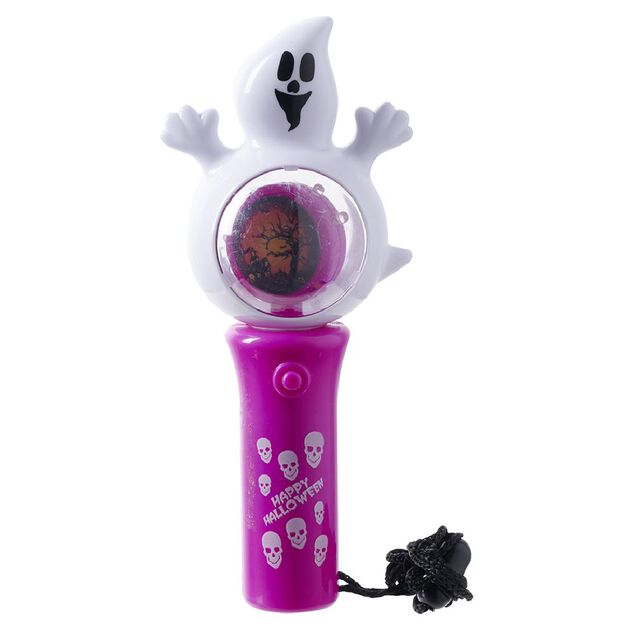 Torche tournoyante Halloween noir orange ou rose