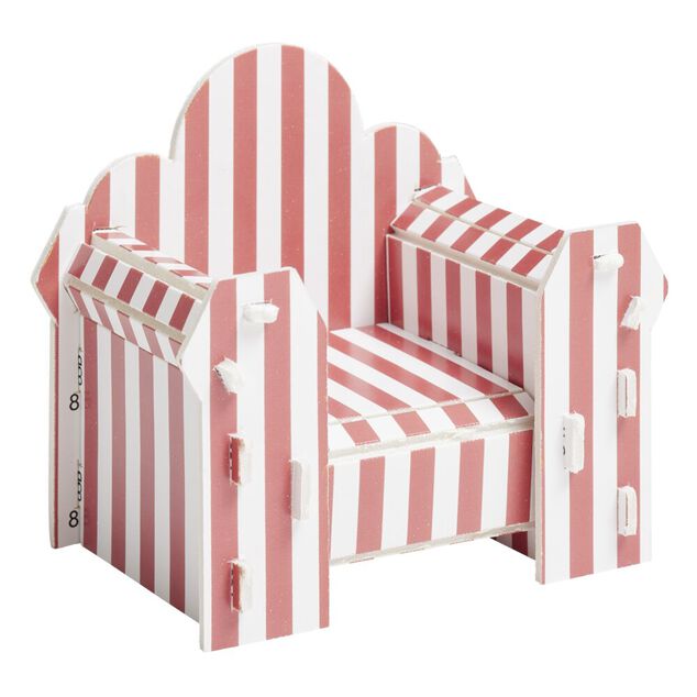 Accessoires de salon pour lutin farceur en carton &agrave; monter 6 pi&egrave;ces