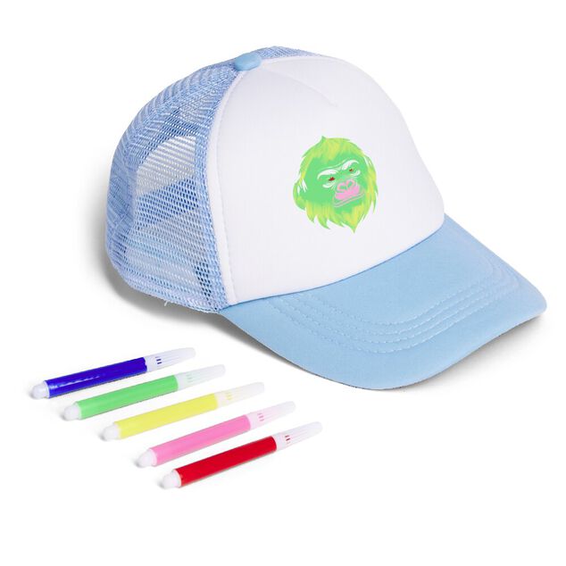 Casquette &agrave; colorier et crayons T56/58
