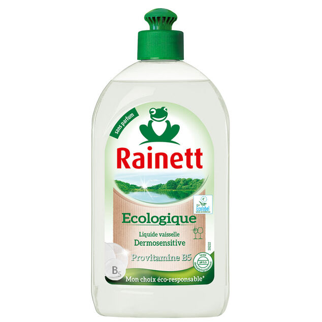 Liquide vaisselle dermosensitive Rainett 500 ml