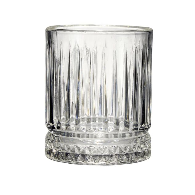 Verre à whisky 33cl relief strié Ø8xH9,8cm