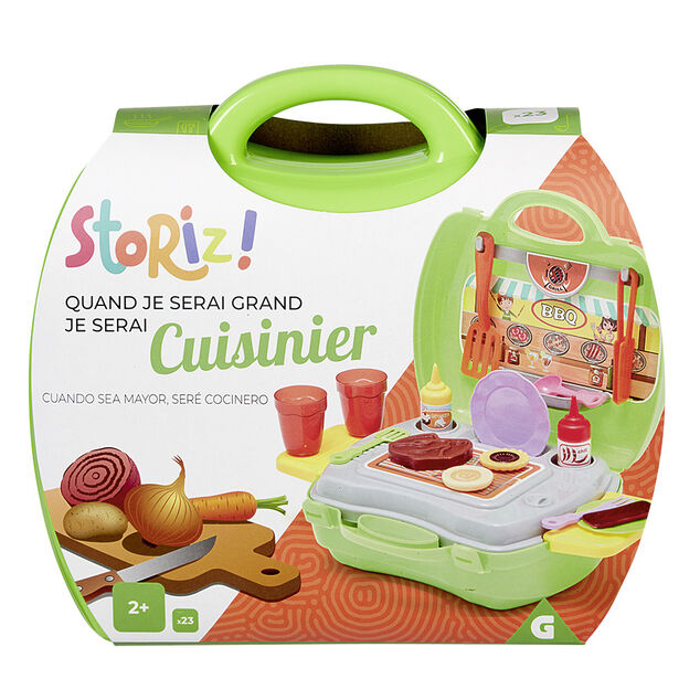 Mallette de jeu barbecue 22 pi&egrave;ces