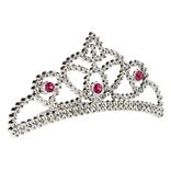 Serre-t&ecirc;te couronne princesse argent&eacute;