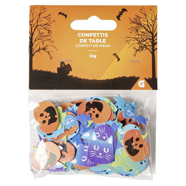 Confettis de table citrouille Halloween 15g