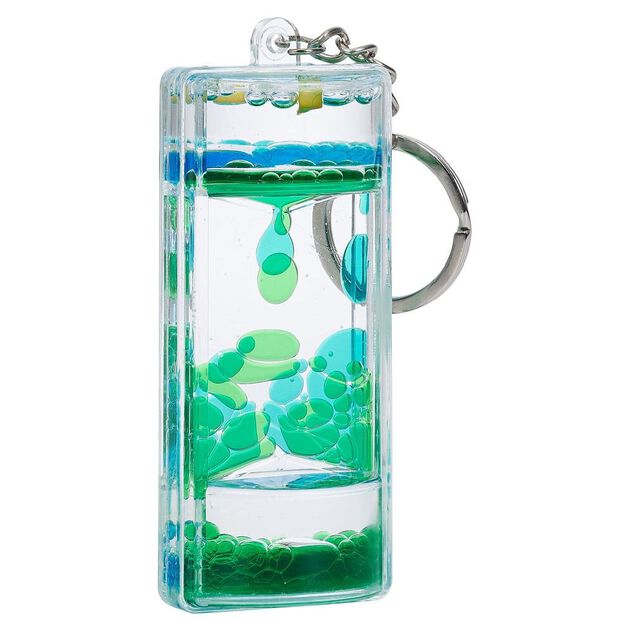 Porte-cl&eacute; sablier liquide 3 mod&egrave;les