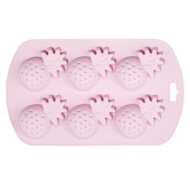 Moule &agrave; gla&ccedil;ons x6 silicone forme fruits 11x19cm (3 mod&egrave;les)