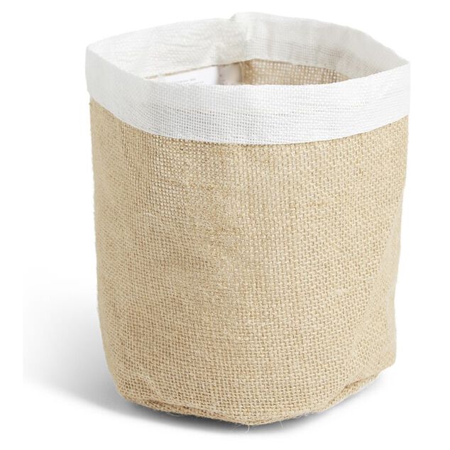 Panier de rangement jute &Oslash;18xH18cm