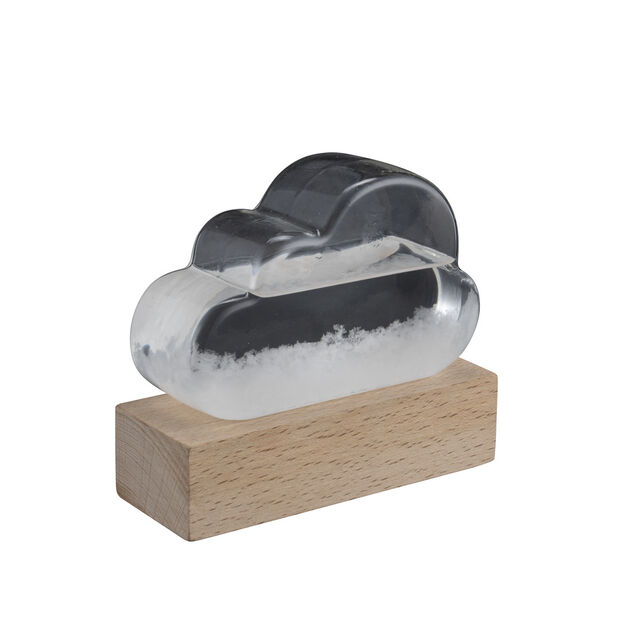 Barom&egrave;tre m&eacute;t&eacute;o en forme de nuage H10cm