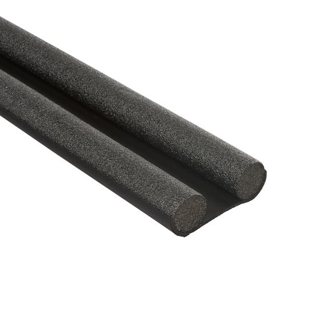 Boudin isolant bas de porte polyester noir L92cm