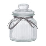 Bonbonnière en verre transparent 0,6L