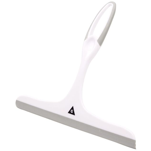 Raclette &agrave; vitres plastique blanc L.25 cm