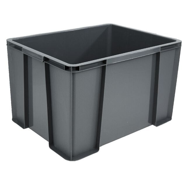 Bac de rangement gris anthracite 45 L