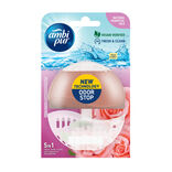 Bloc WC Ambi Pur 5 en 1 rose sauvage et pamplemousse rose - 55 ml