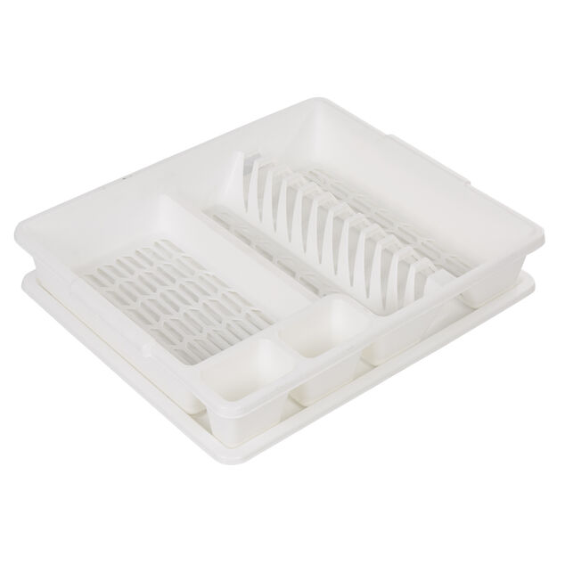 &Eacute;gouttoir avec plateau blanc