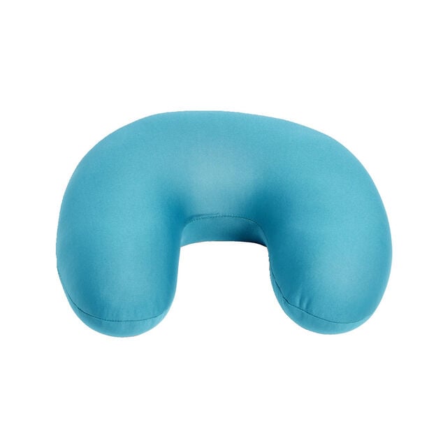 Coussin de voyage vert 28x28x9cm