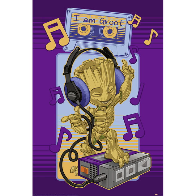 Poster Gardien de la Galaxie - I am Groot