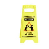 Mini panneau "Attention apéritif en cours" H24,5cm