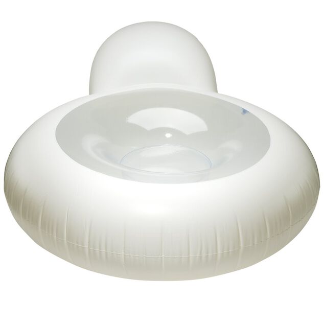 Fauteuil gonflable Intex 122x137cm (2 modèles blanc ou bleu)