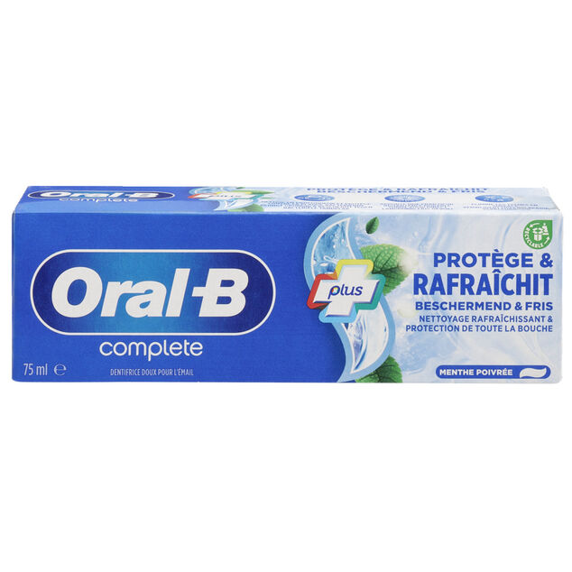 Dentifrice Oral-B Complete Plus Protège et rafraîchit 75ml
