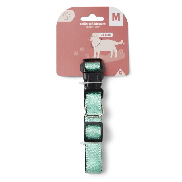Collier r&eacute;flechissant pour chien moyen - Taille M