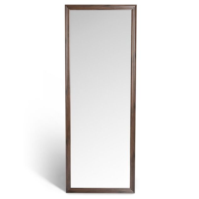 Miroir XL contour en bois noyer 72,5xH195cm