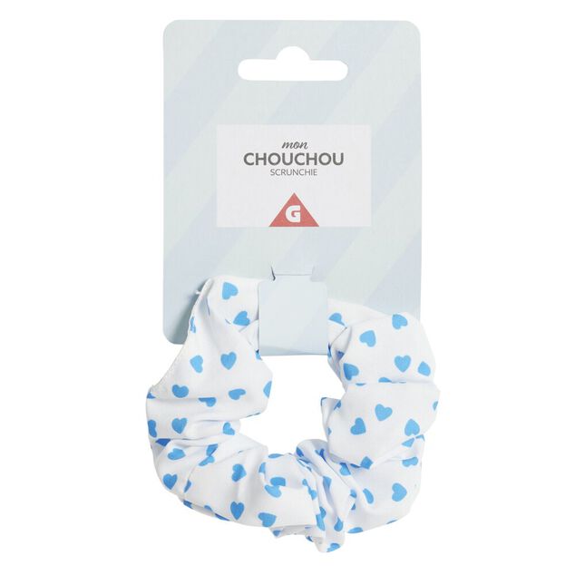 Chouchou à cheveux en tissu imprimé Ø10cm (3 modèles)